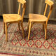 Pair of bistro chairs