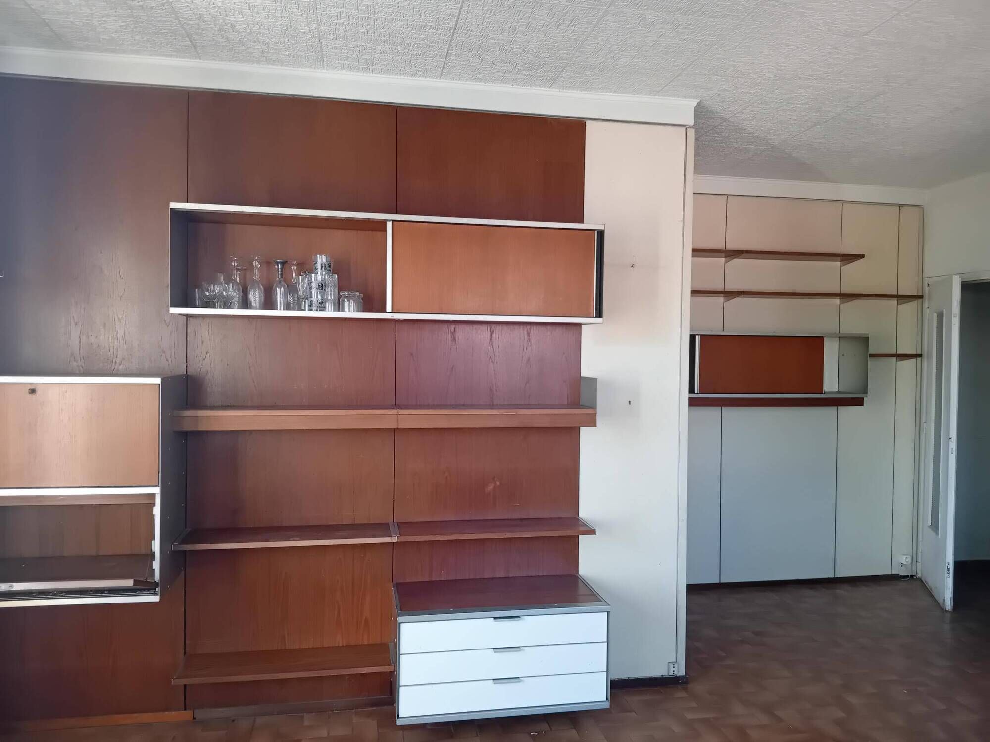 a modular wall furniture set EFA, attributed to Georges Frydman, da