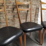 Suite of 3 Scandinavian style chairs