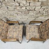 Pair of vintage 1970s armchairs