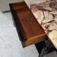 Console d'applique laqué noir sur chêne marbre de brèche pâté de foie style Napoléon III