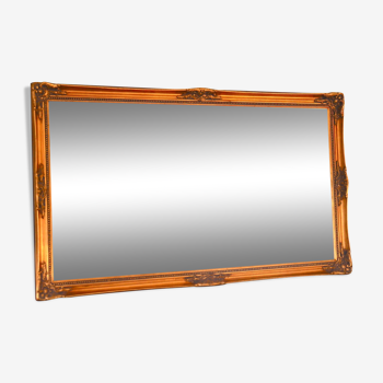 Large rectangular mirror in Louis XV style 147x85cm