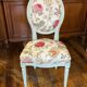 Louis XVI style medallion chair – traditional upholstery