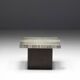 Aluminium Etched Coffee Table by Marc D’haenens, Belgium, 1970s