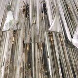 Large Venini chandelier 3 levels crystal