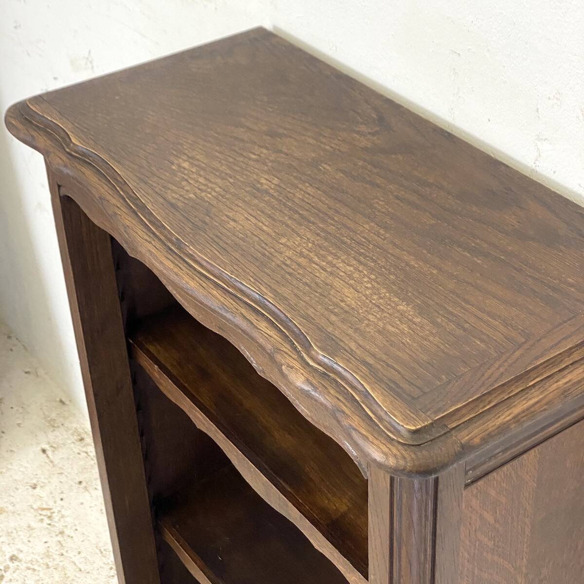 Small vintage 1950s Bibus oak bookcase