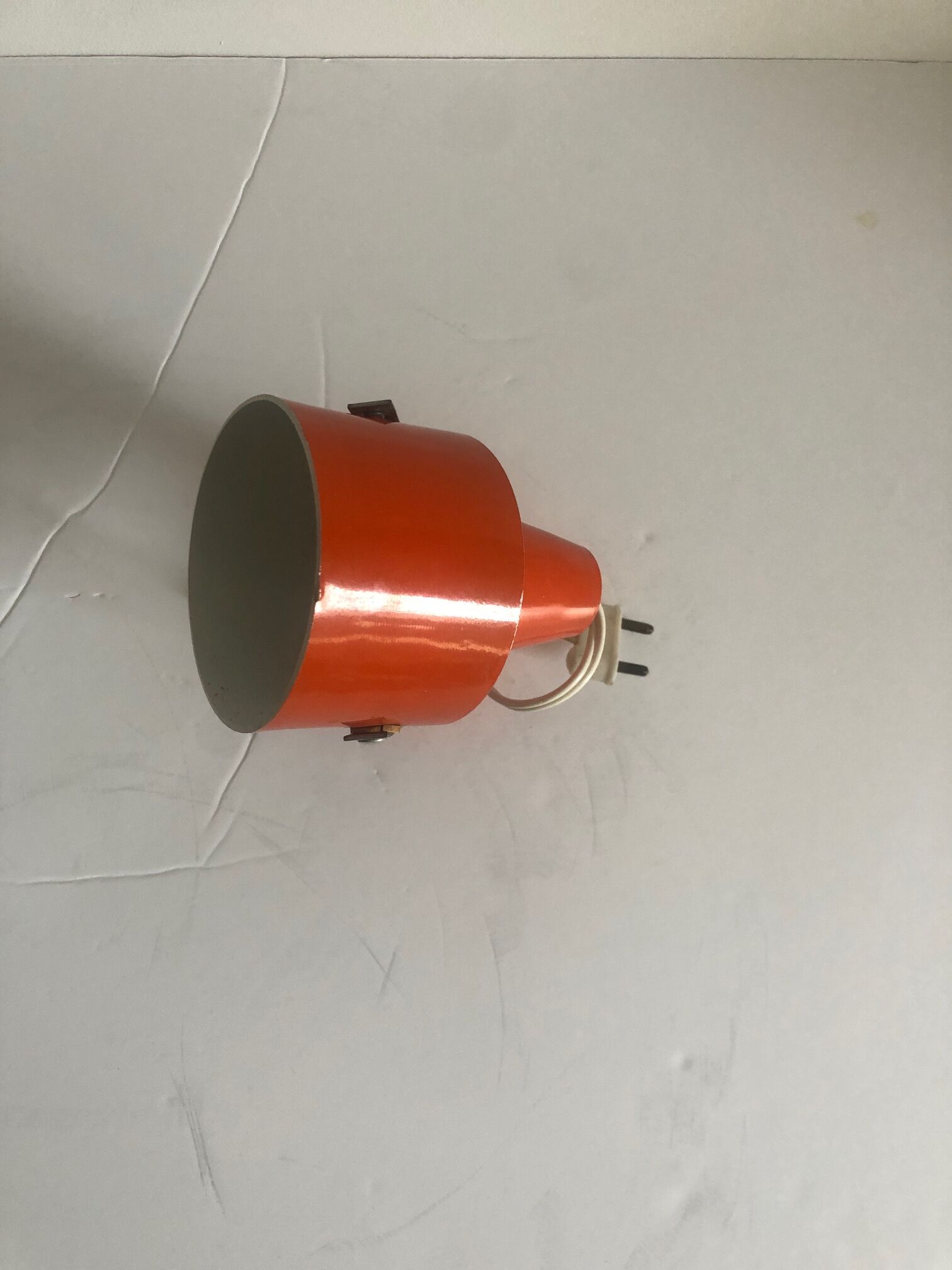 Spot wall lamp vintage orange