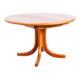 1970s solid teak dining table with Scandinavian design.