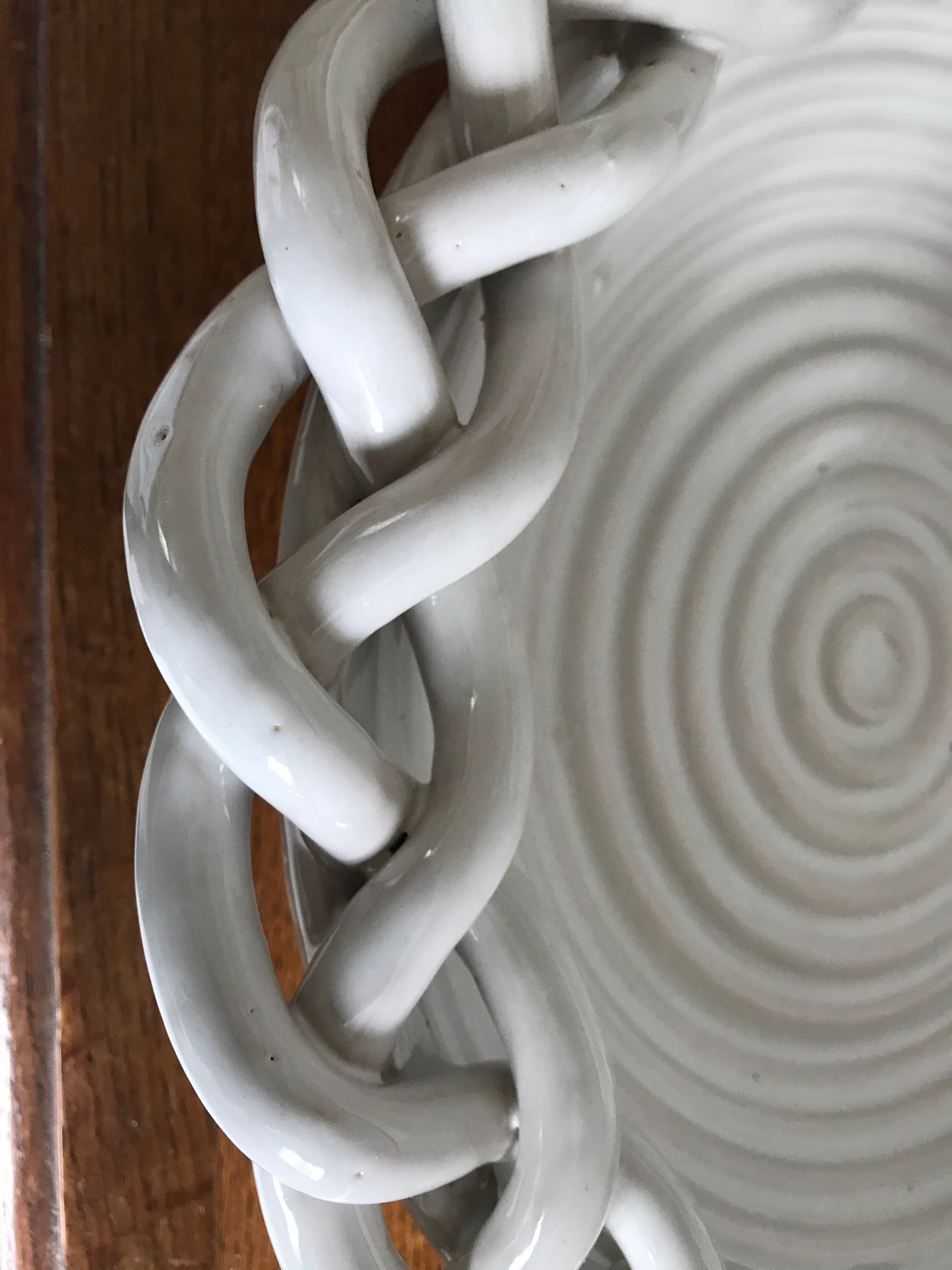 Braided ceramics cut