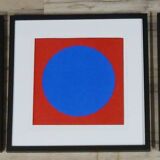 Vintage Optical Art Triptych - Victor Vasarely - 3 Frames 40x40cm