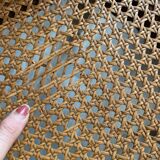 Chairs canned carved backrest