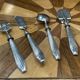 Art Deco sweet treat service in silver metal
