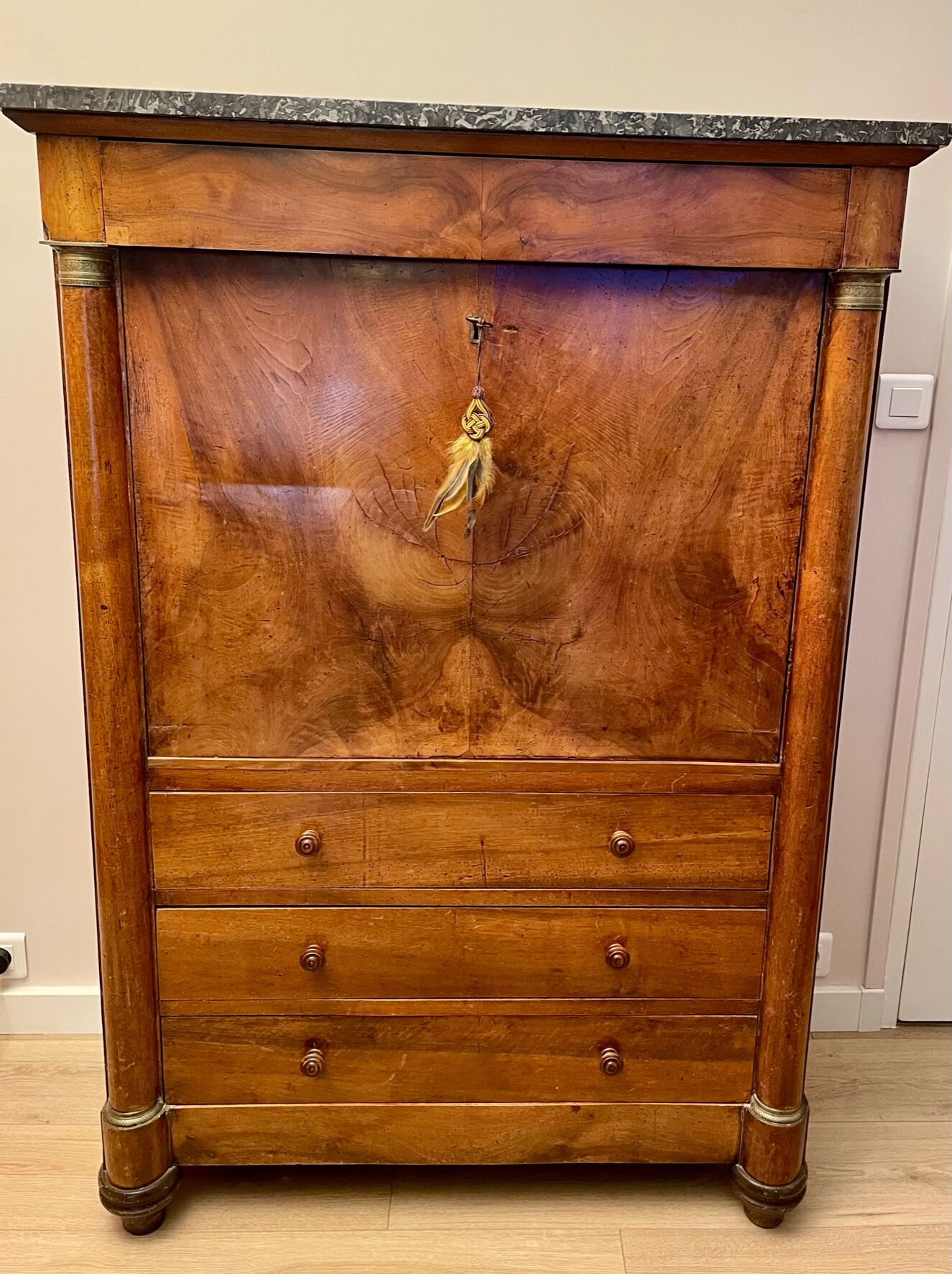 Secretary Walnut Empire