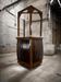 Vintage wooden high bar/counter/bar cabinet with cloche