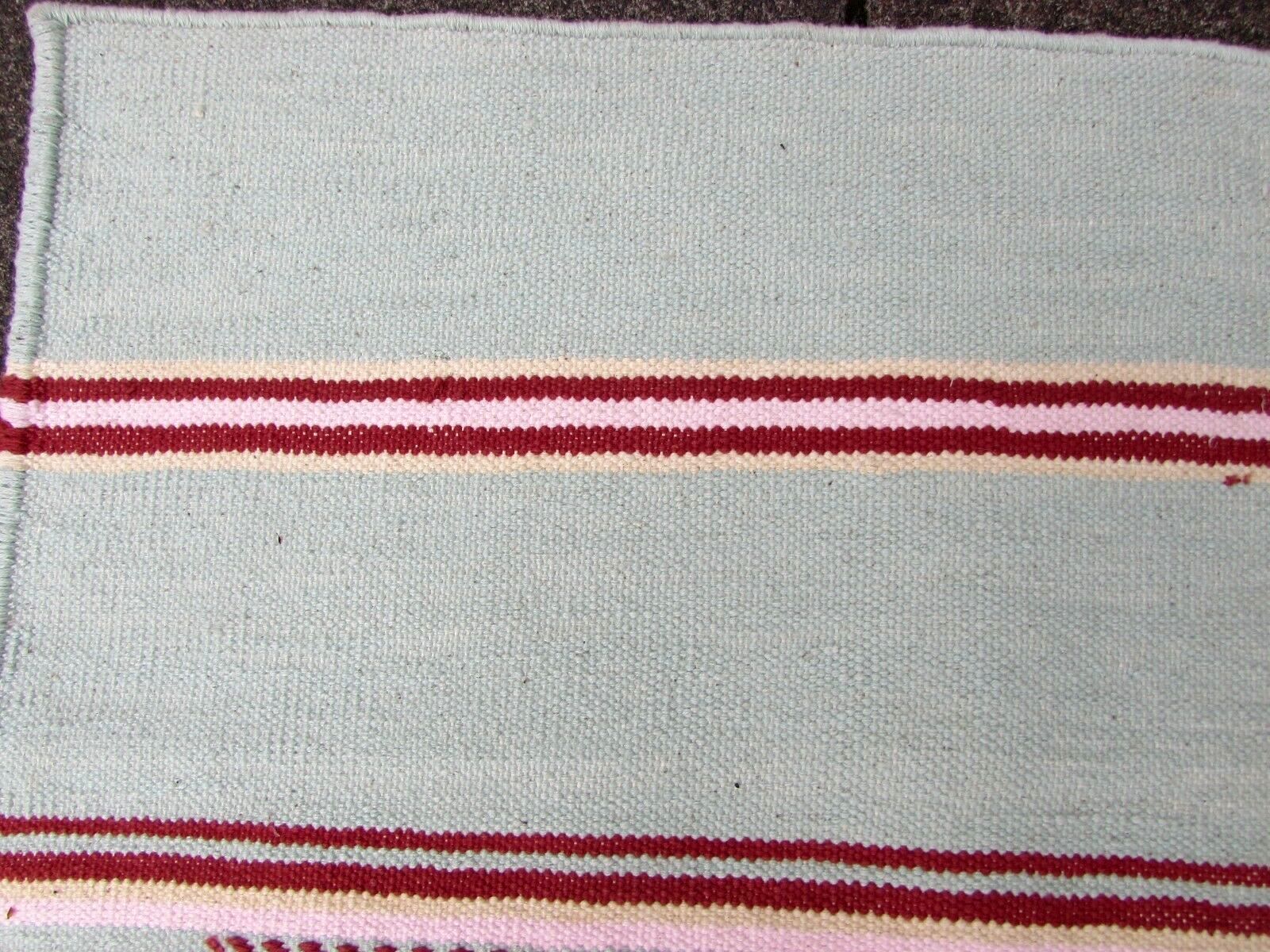 Dhurri Indian carpet handmade 95x145cm 1970