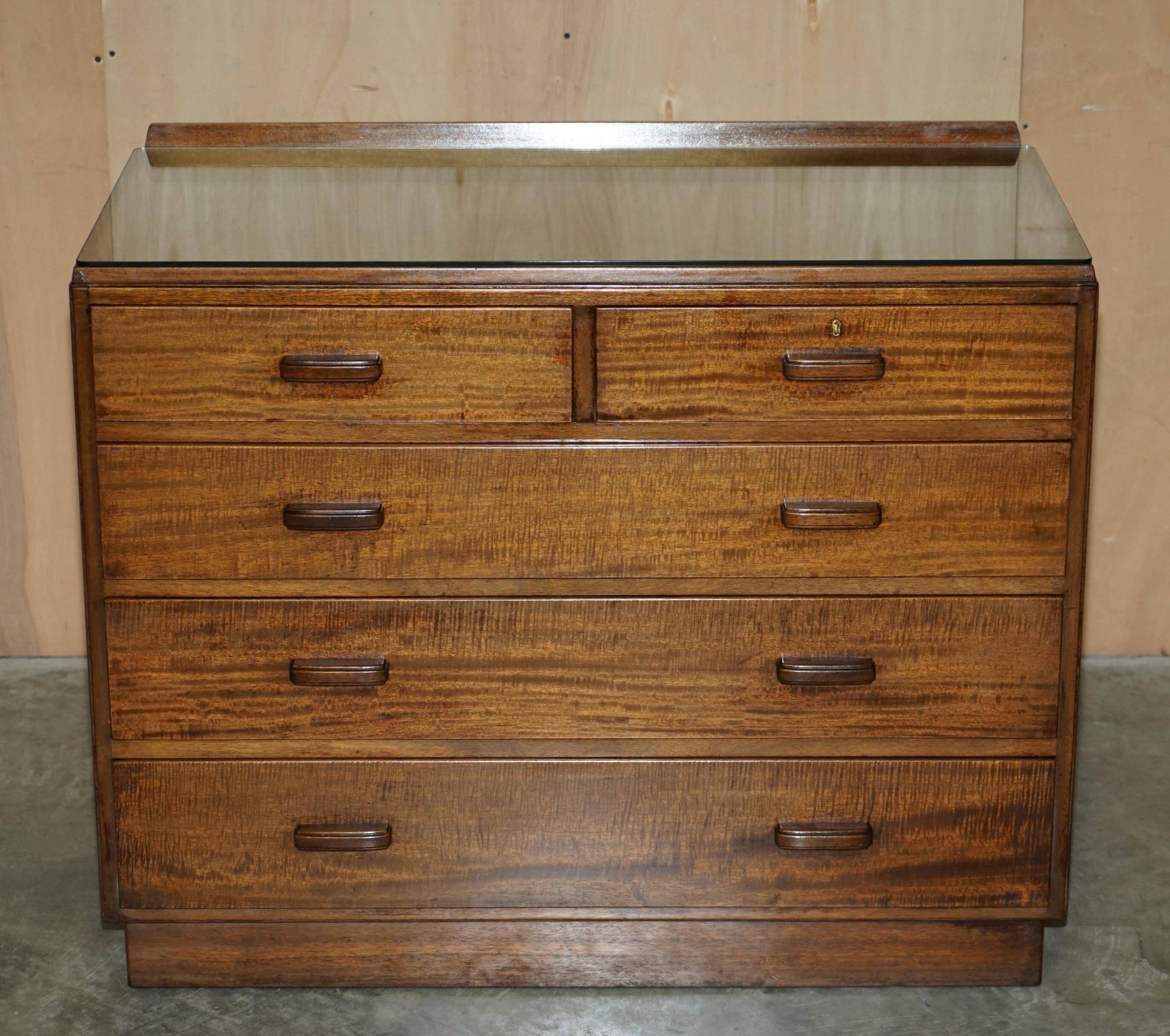 Alfred Cox Mid-Century Modern Chest of Drawers 1952 in oak
