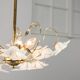 Vintage Italian Murano Glass Flower Chandelier
