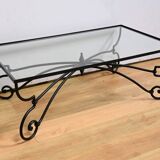 Art Nouveau Style Wrought Iron Coffee Table – 1940