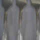 Fish service and its 6 silver-plated metal cutlery in the crossed ribbons model.