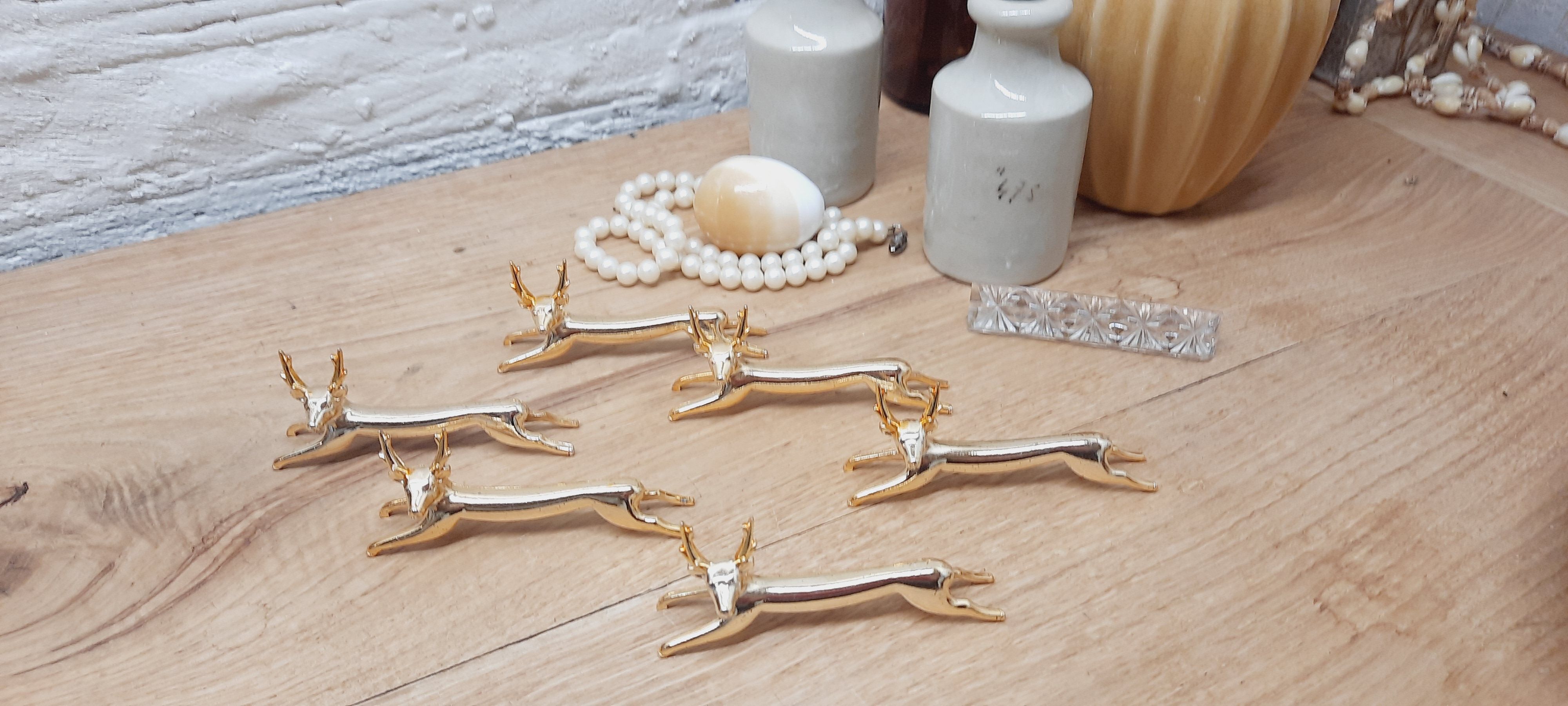 Set 6 deer knife holders