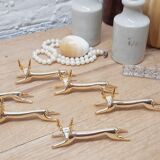 Set 6 deer knife holders