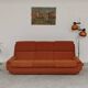 Complete orange salon JITONA in Atlantis Space Age style from the 1970s.
