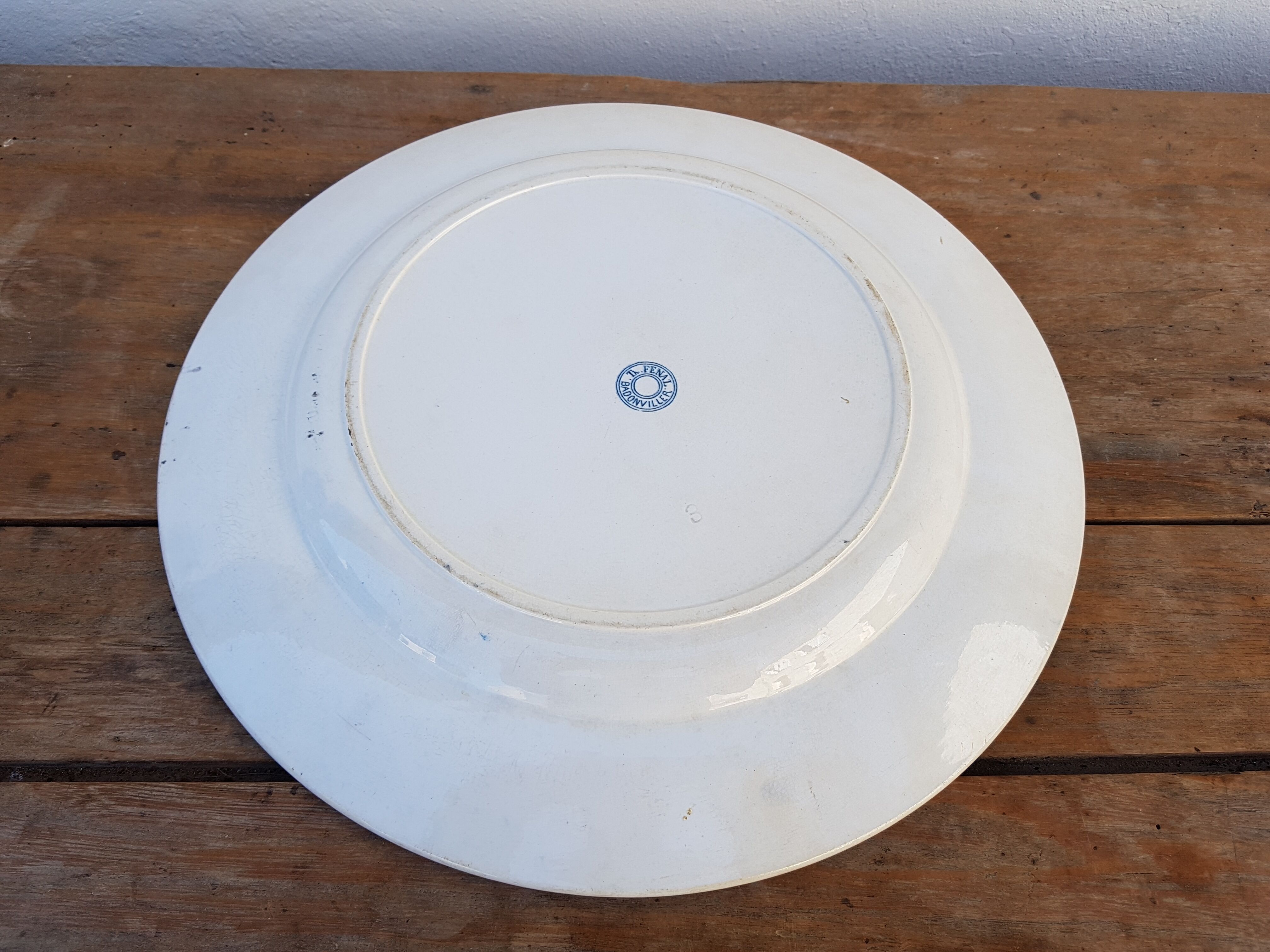 Serving plate model fruit Badonviller