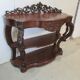 Console Napoléon III en acajou