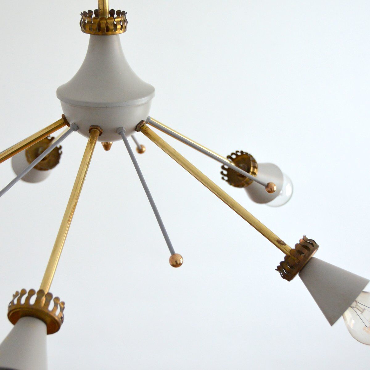 Lustre Spoutnik / Space age / Design Italien 1950s