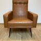 Imitation leather armchair