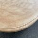Table à manger de ferme ronde ovale extensible rénovée en bois brut 260cm