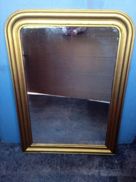 Miroir Louis Philippe bois doré ep XIX em - 110 cm