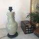 Vintage ceramic lamp green celadon