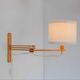 Mid-century Modern Scandinavian Accordion Wall Lamp, 1970s