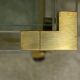 Rolling acrylic and brass serving table – 1960
