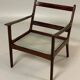 2x Easy Chair Ole Wanscher model PJ112 Mahagoni Denmark 1940s