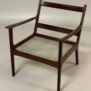 2x Easy Chair Ole Wanscher model PJ112 Mahagoni Denmark 1940s