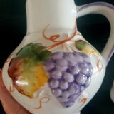 Portugal porcelain pitcher and glasses