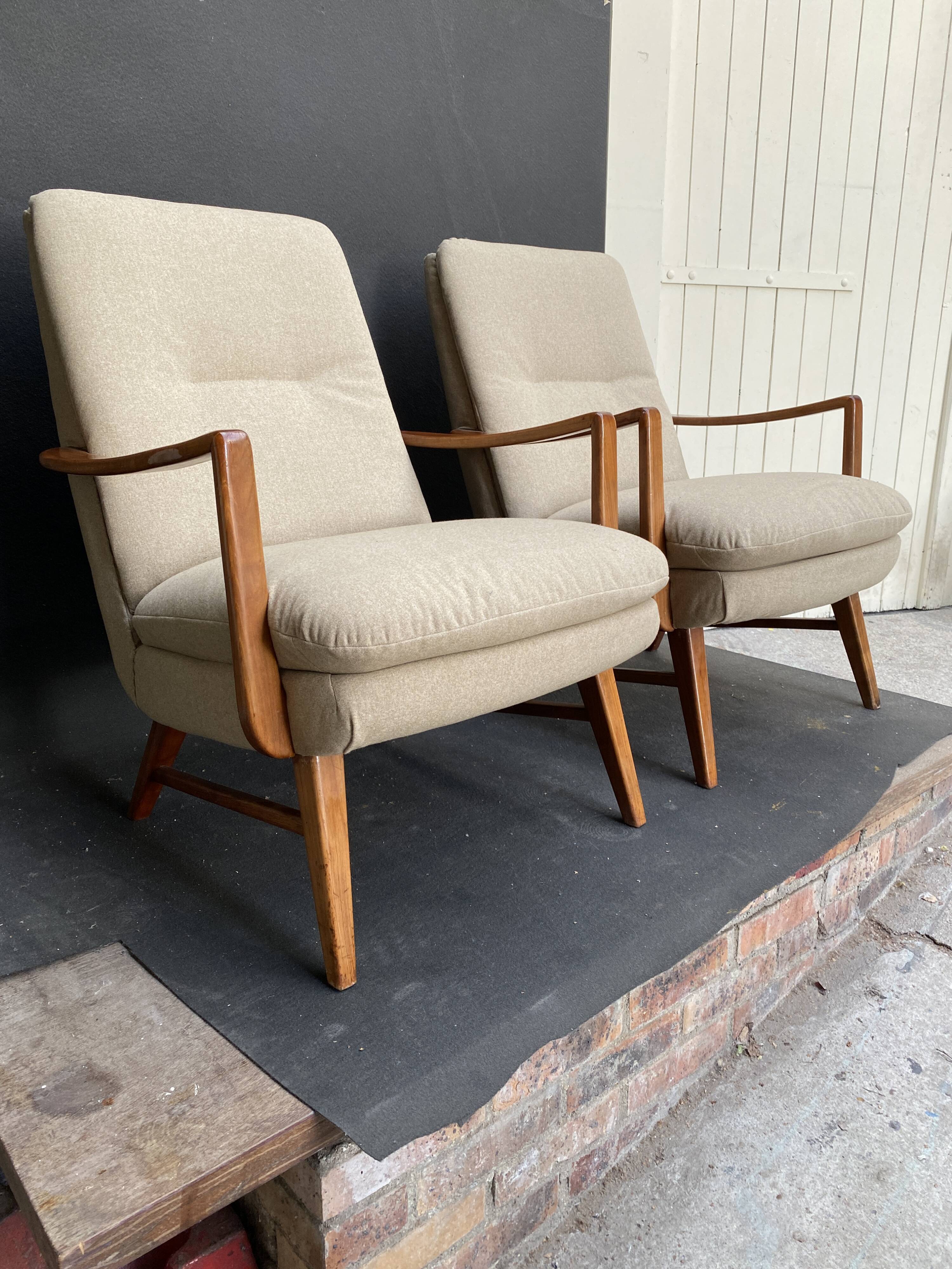 Pair of vintage armchairs