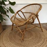 Rattan armchair