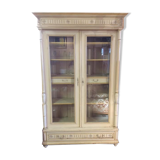 Bibliothèque cérusé beige