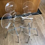 4 Transparent chairs