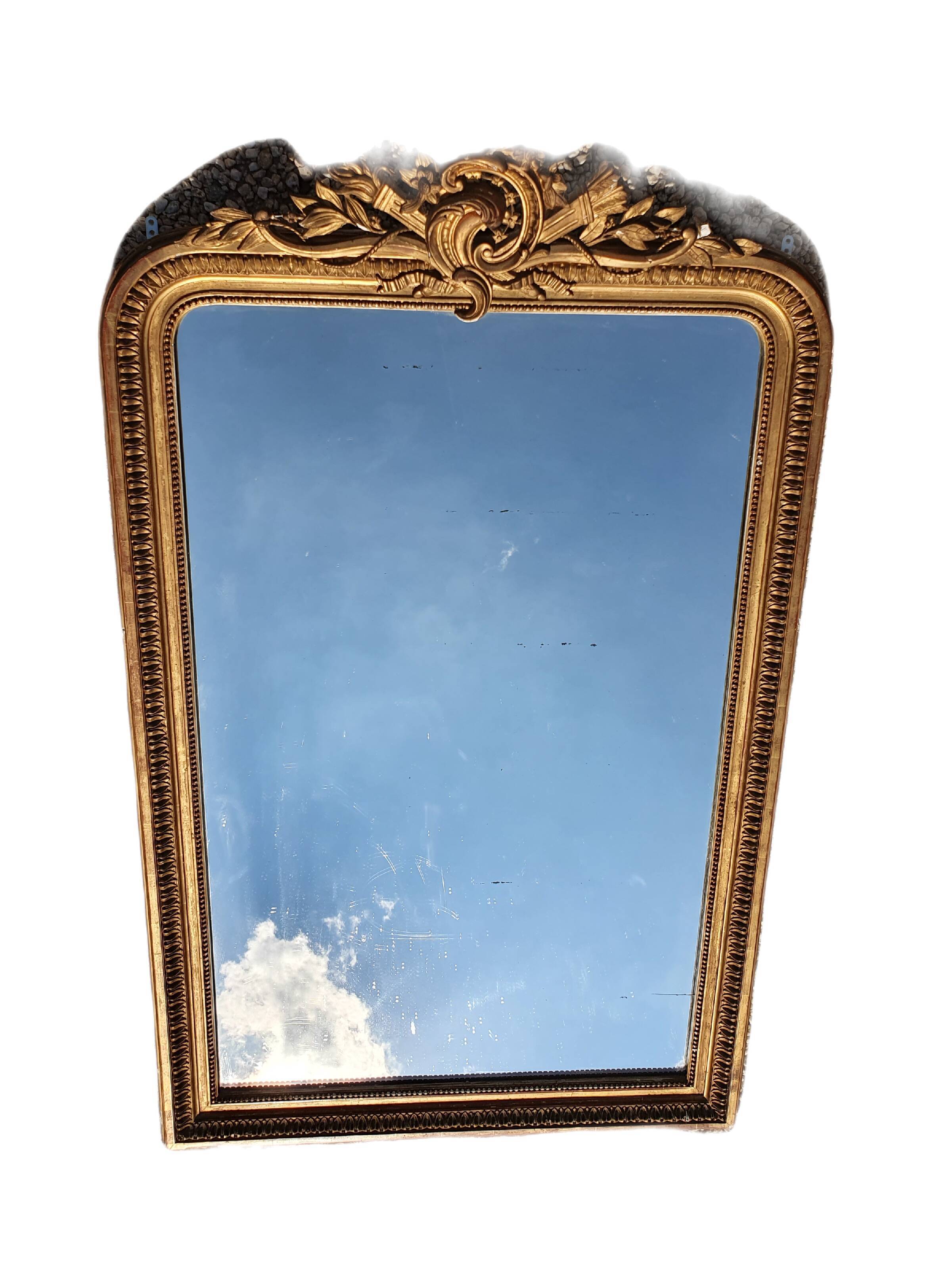 Golden mirror, 19th century