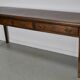 Vintage English Rustic Farmhouse Oak Side Table, 1950s