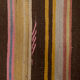 Striped Colorful Vintage Kilim Runner Rug 80 x 363 cm