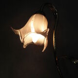 Flower light shade table lamp