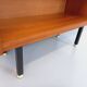 Vintage teak-style wooden bookcase from the 60s