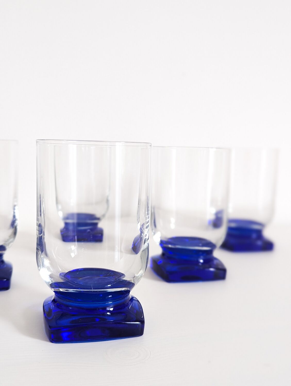 Series of 6 Bormiolo Rocco Ibisco glasses