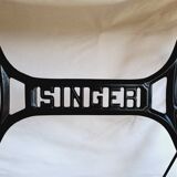 Cast iron and wood console