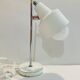 White metal desk lamp years 60-70-